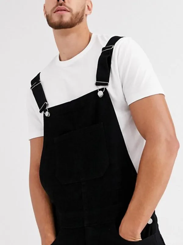 Suspender Denim Jumpsuit Jumpsuit
