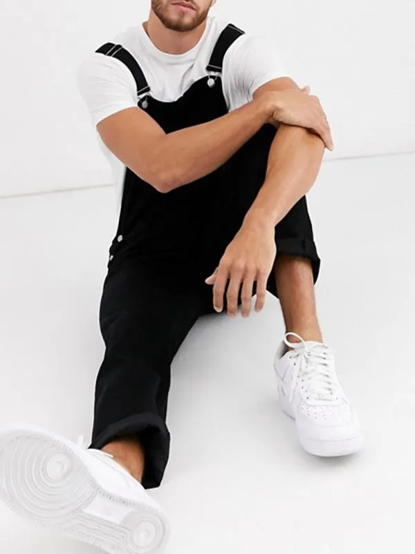 Suspender Denim Jumpsuit Jumpsuit