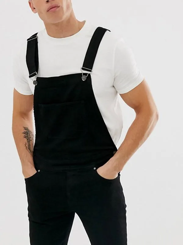 Suspender Denim Jumpsuit