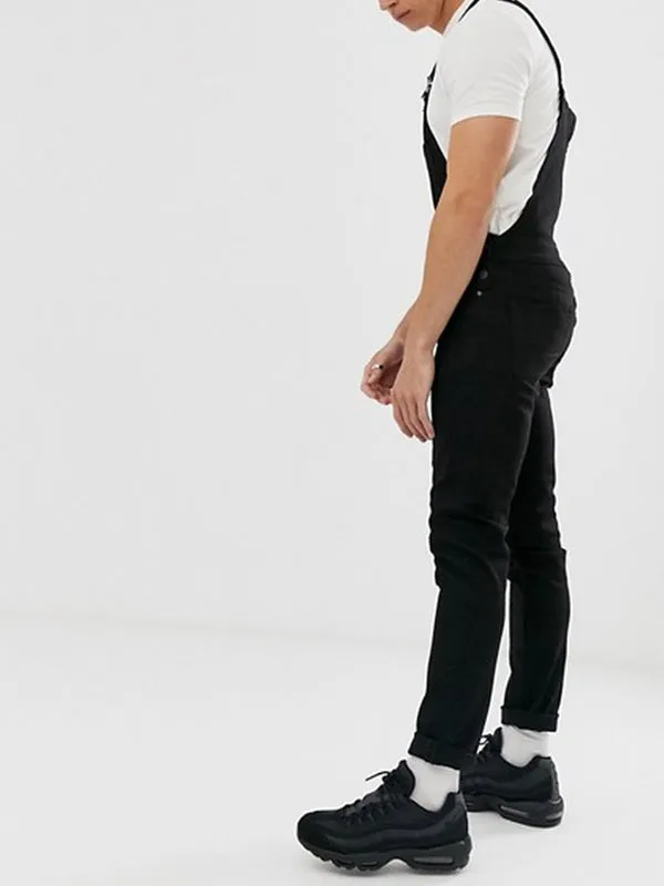 Suspender Denim Jumpsuit