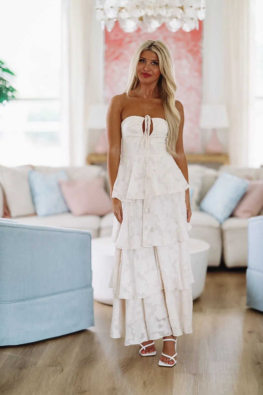 Sweet Escape Maxi Dress - Cream