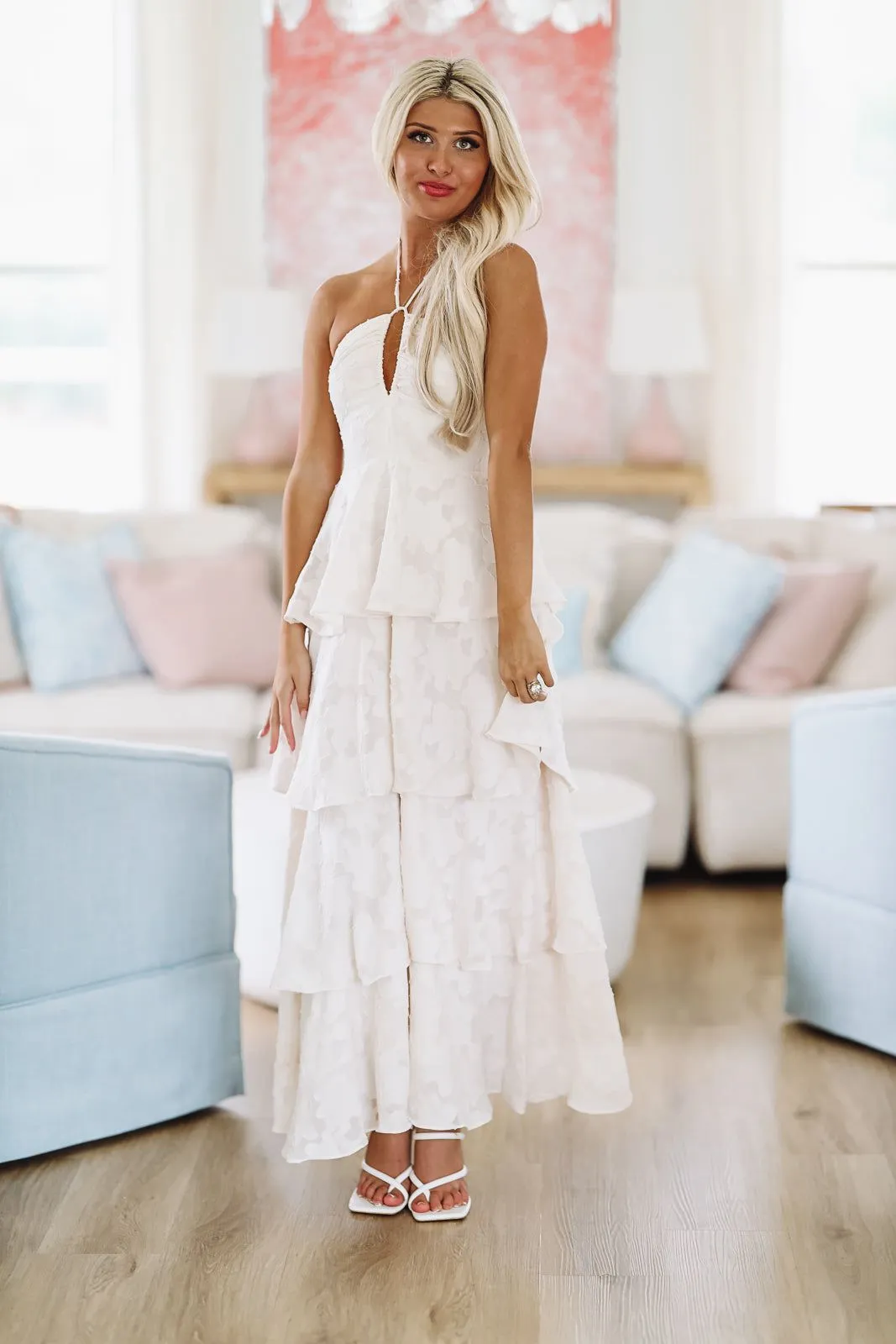Sweet Escape Maxi Dress - Cream