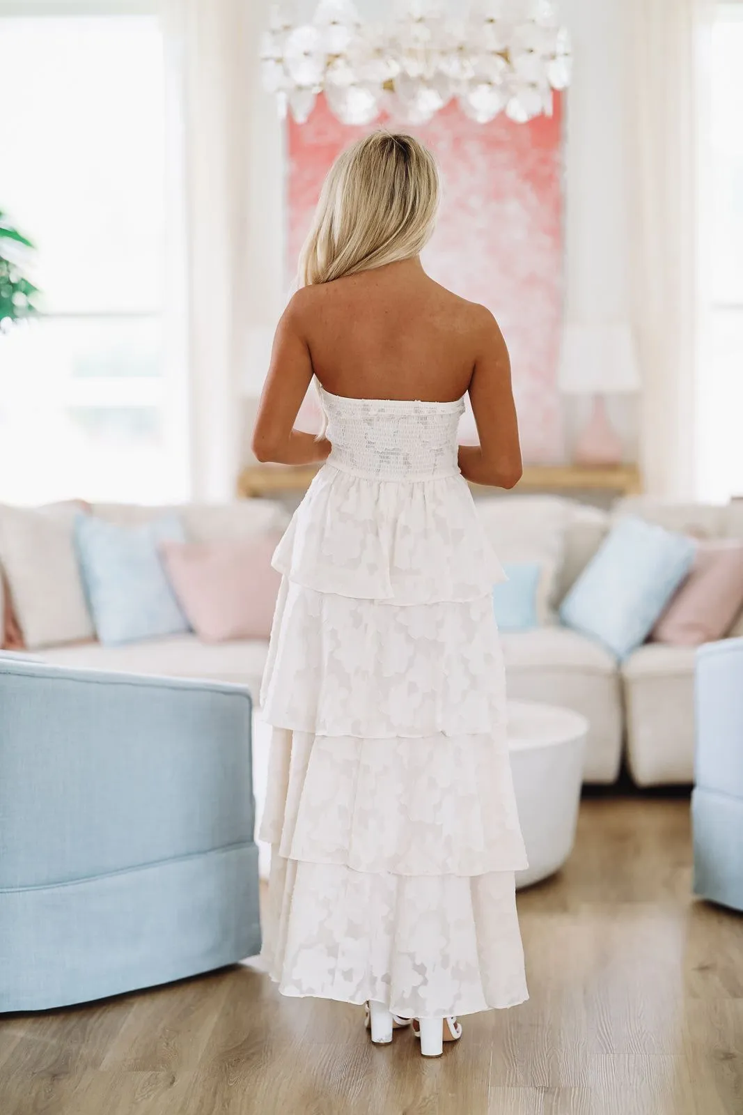 Sweet Escape Maxi Dress - Cream