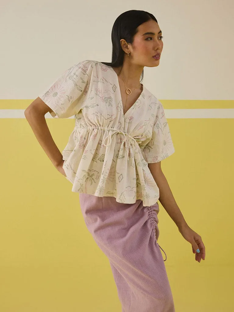 Sweet Sunshine Peplum Top