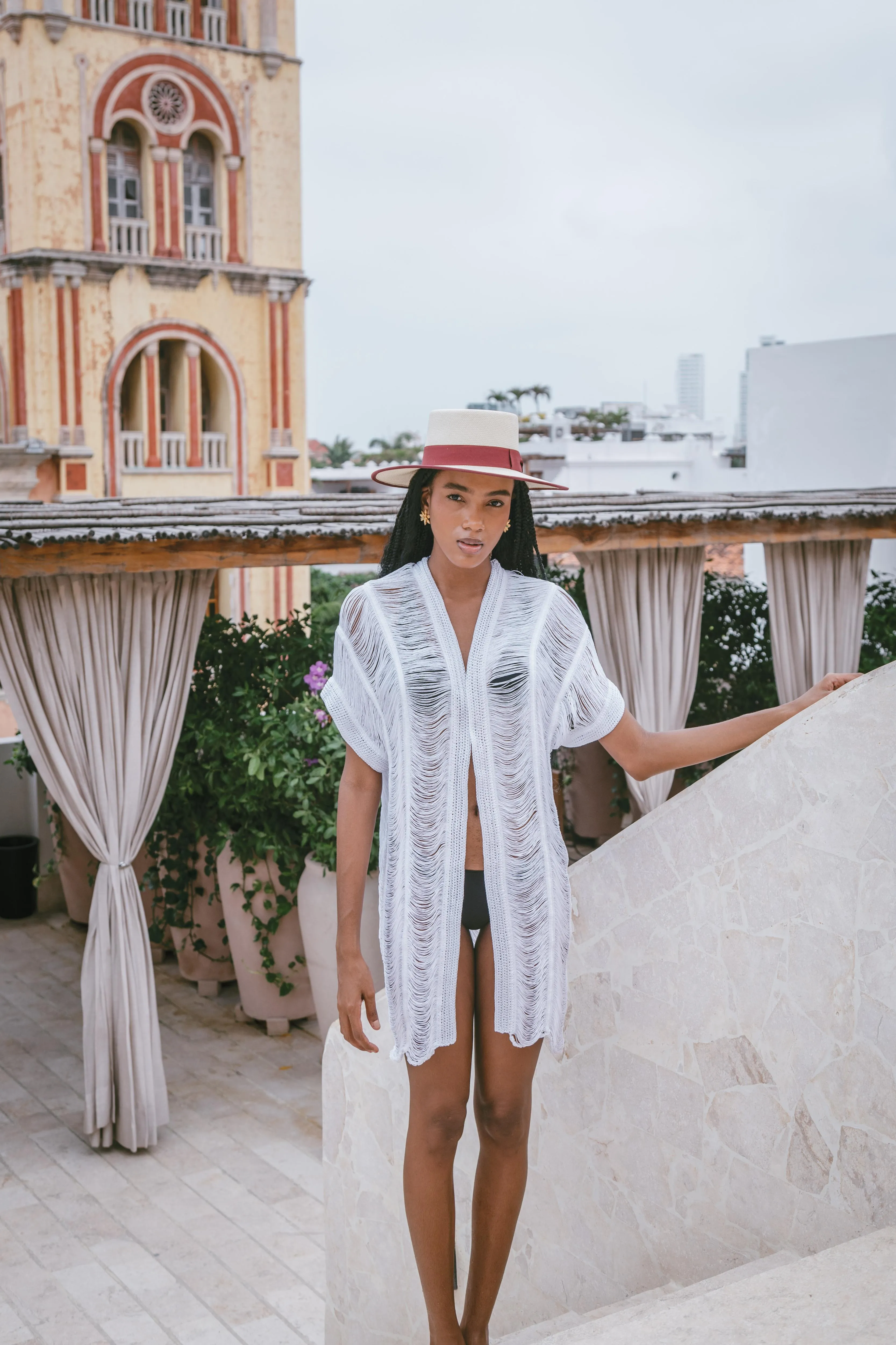 Swell Kimono White