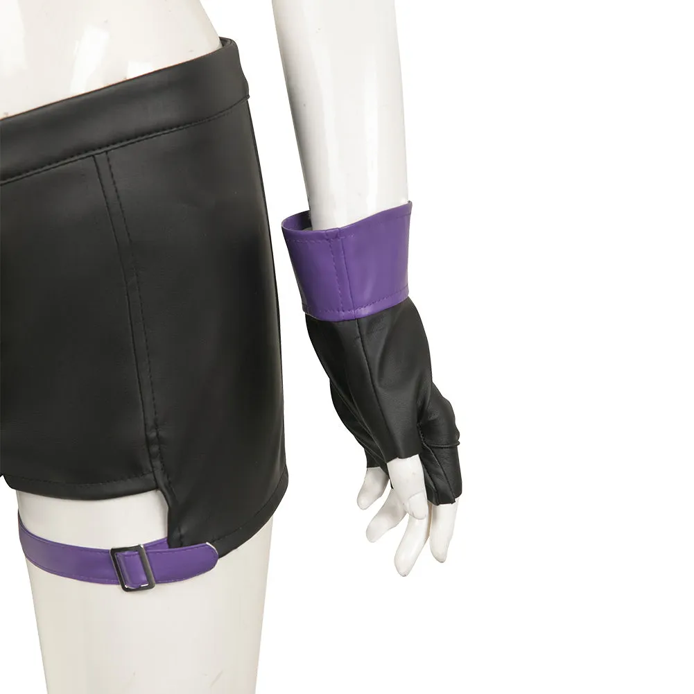 Tekken 8 Reina Black Combat Suit Cosplay Costume Outfits Halloween Carnival Suit