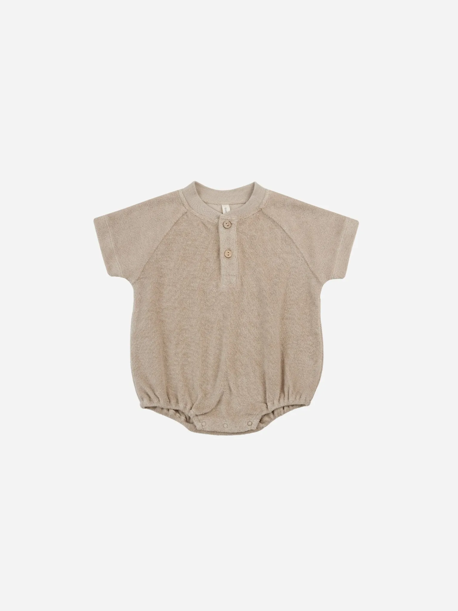Terry Henley Romper || Oat