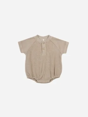 Terry Henley Romper || Oat
