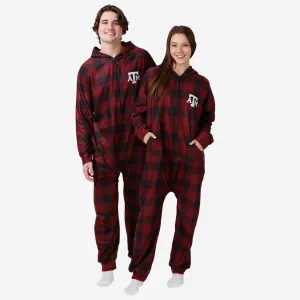 Texas A&M Aggies Plaid One Piece Pajamas