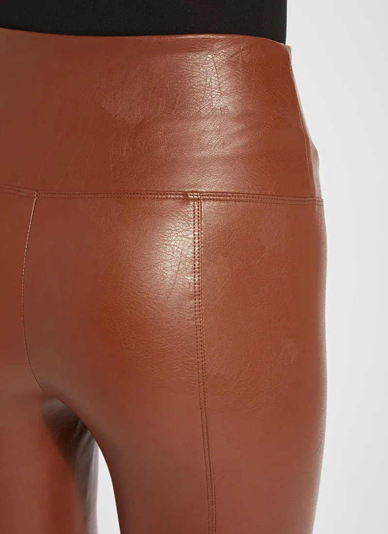 Textured Leather Legging - Harness