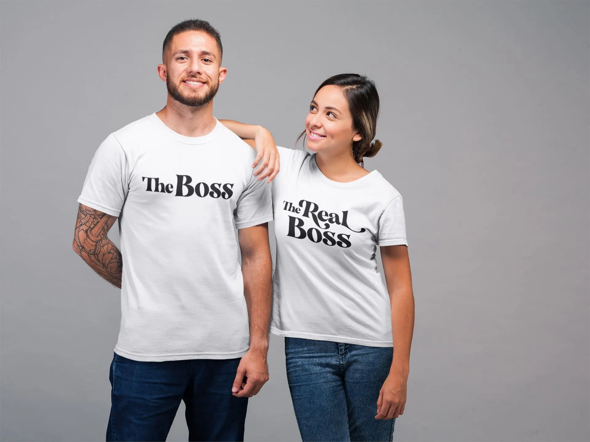 The Boss The Real Boss Matching Tops