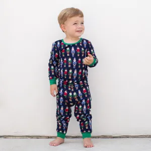 The Royal Standard Kid's Nutcracker March Pajama Set - Navy