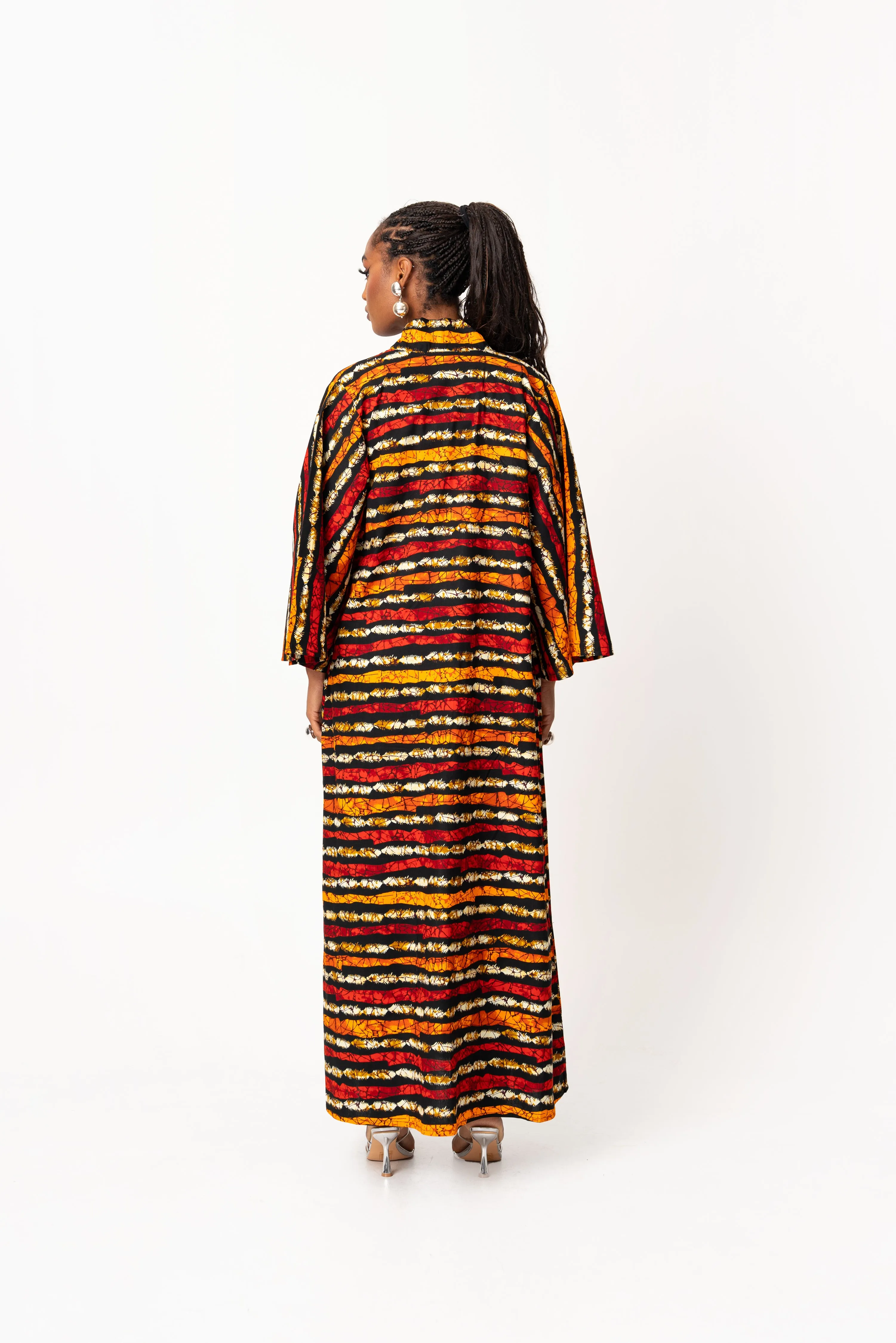 TOSAN African Print Kimono