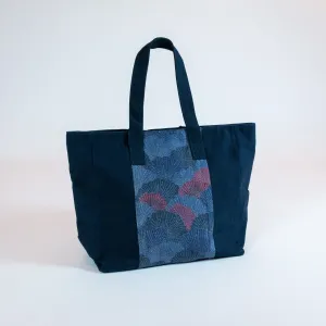 Tote Bag of Vintage Kimono Fabric