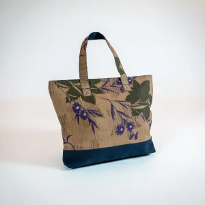 Tote Bag of Vintage Kimono Fabric