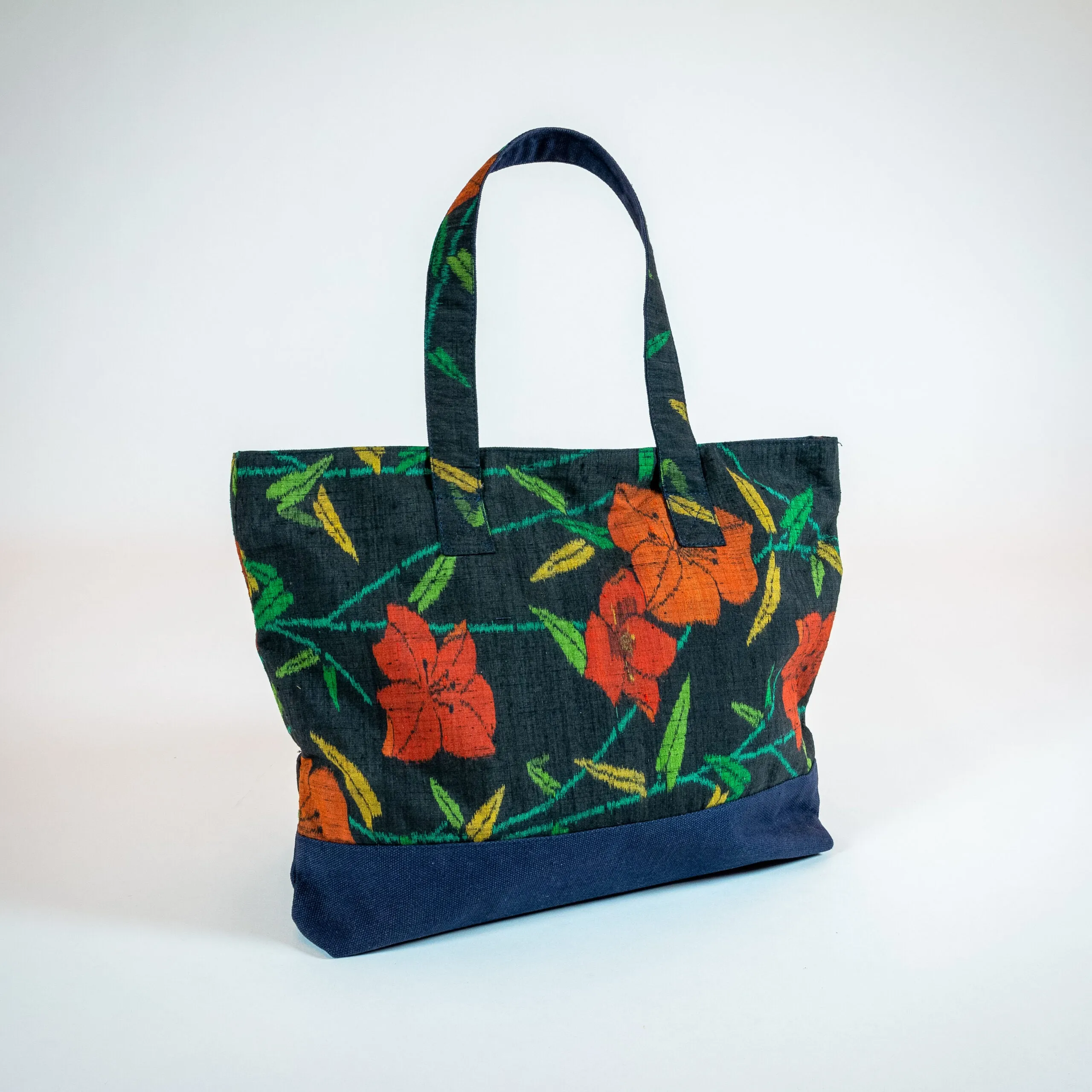 Tote Bag of Vintage Kimono Fabric