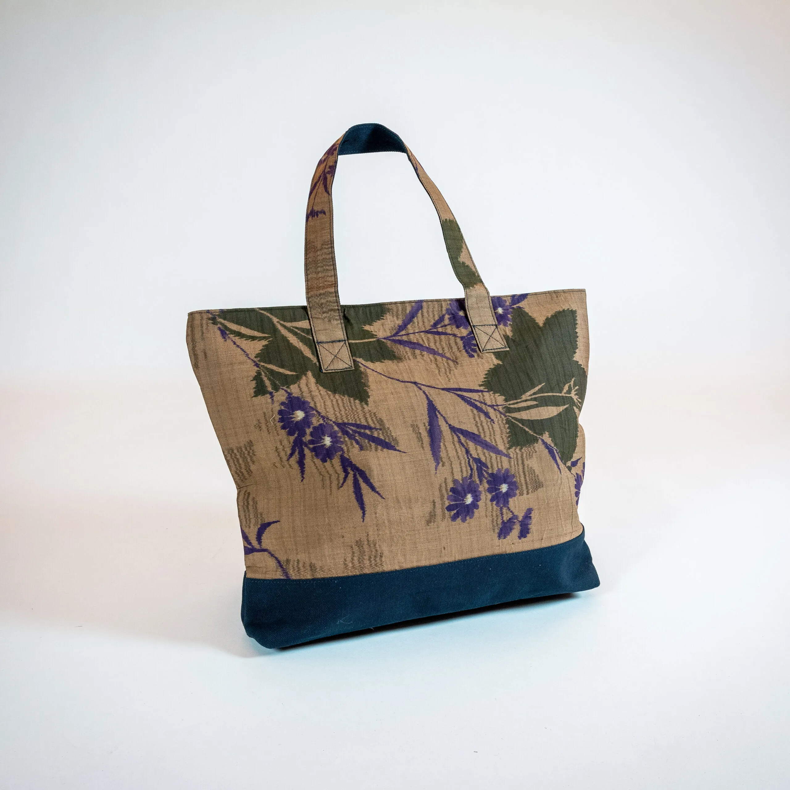 Tote Bag of Vintage Kimono Fabric