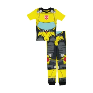 Transformers Boys Cotton Pajamas Short Sleeve Kids PJs 2pc Set