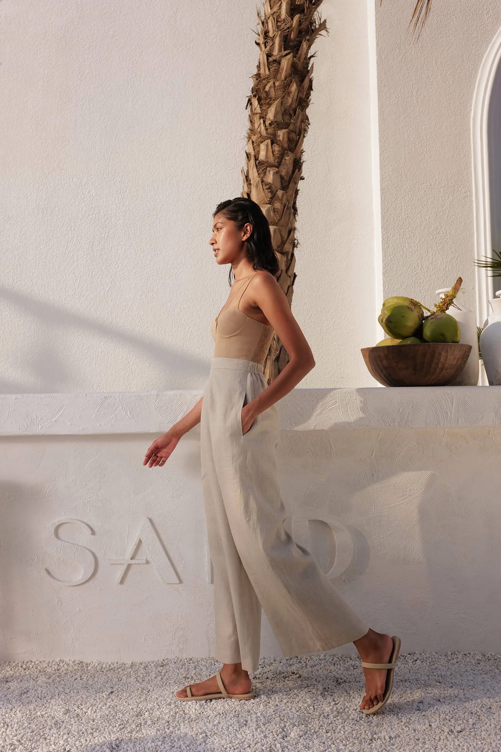 Tuscia Jumpsuit (Sand/Natural)