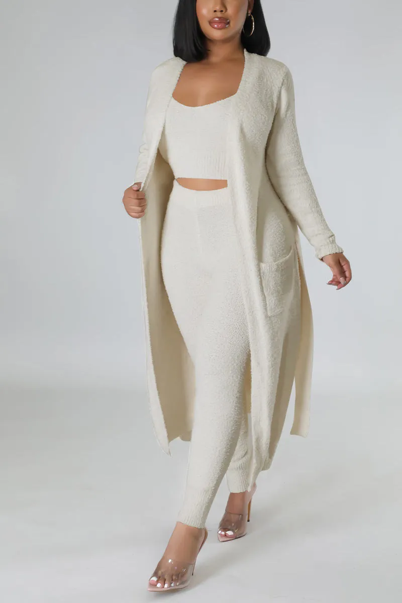 UH0311 Cardigan Loungewear Set