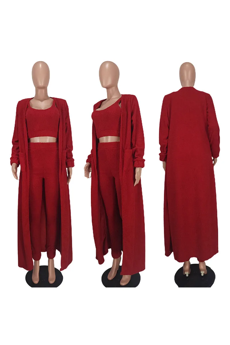 UH0311 Cardigan Loungewear Set