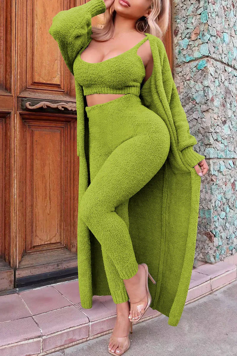 UH0311 Cardigan Loungewear Set