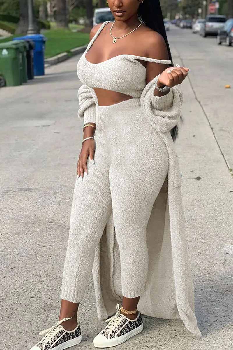 UH0311 Cardigan Loungewear Set