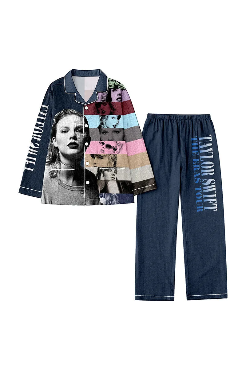 UK0308 Graphic Homewear Pants Set