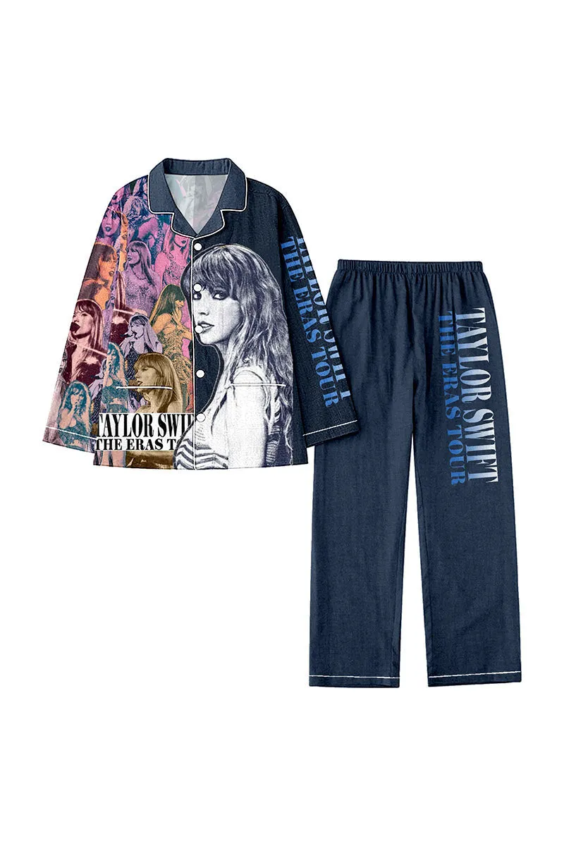 UK0308 Graphic Homewear Pants Set