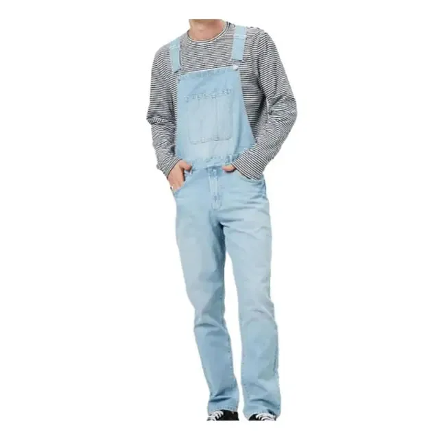 UrbaneStyle's Herren Weicher Atmungsaktiver Denim Overall