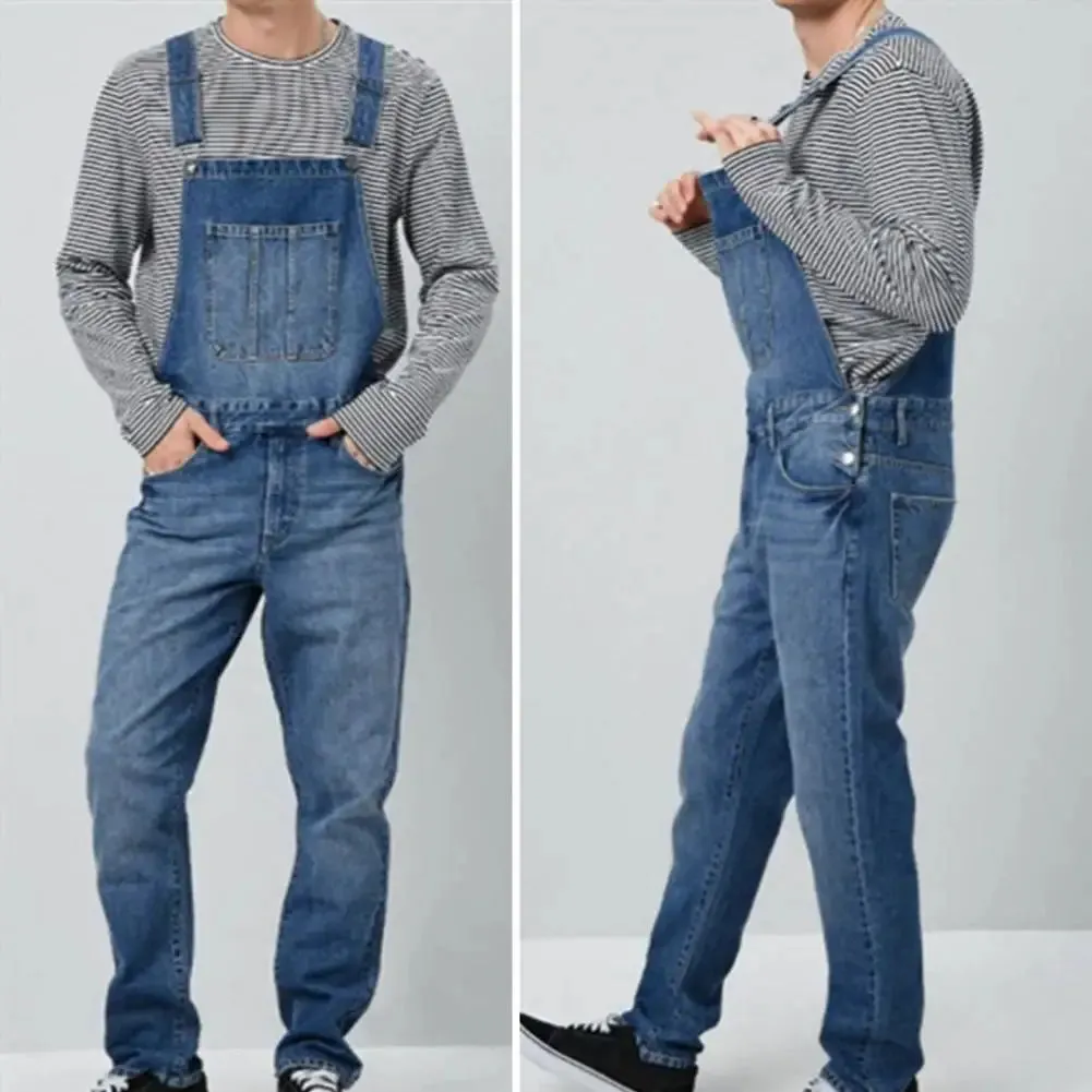 UrbaneStyle's Herren Weicher Atmungsaktiver Denim Overall