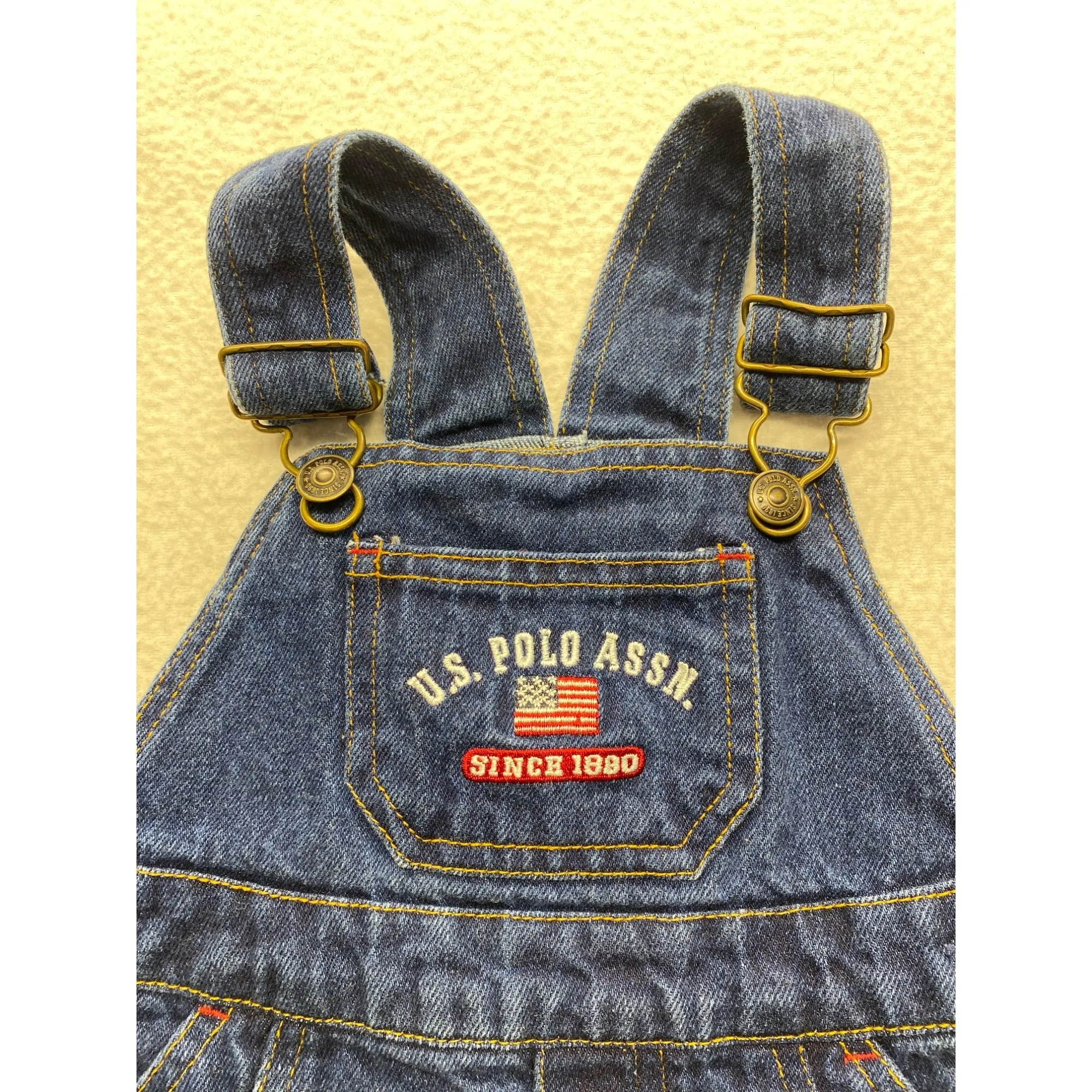 U.S. Polo Assn. Baby Denim Overalls #5648