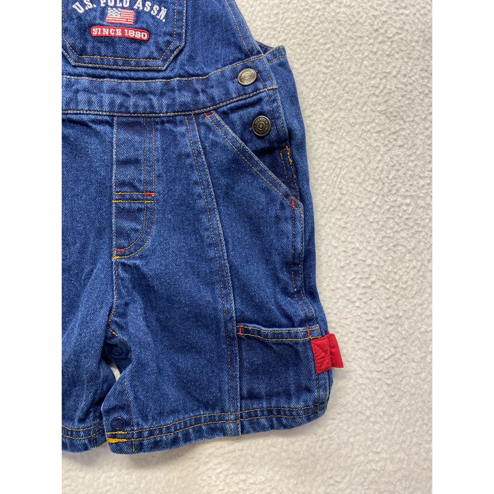 U.S. Polo Assn. Baby Denim Overalls #5648