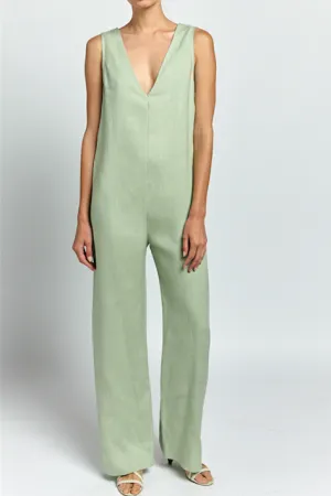 V-Neck Jumpsuit