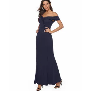 Vanessa Formal Chiffon Lattice Dress
