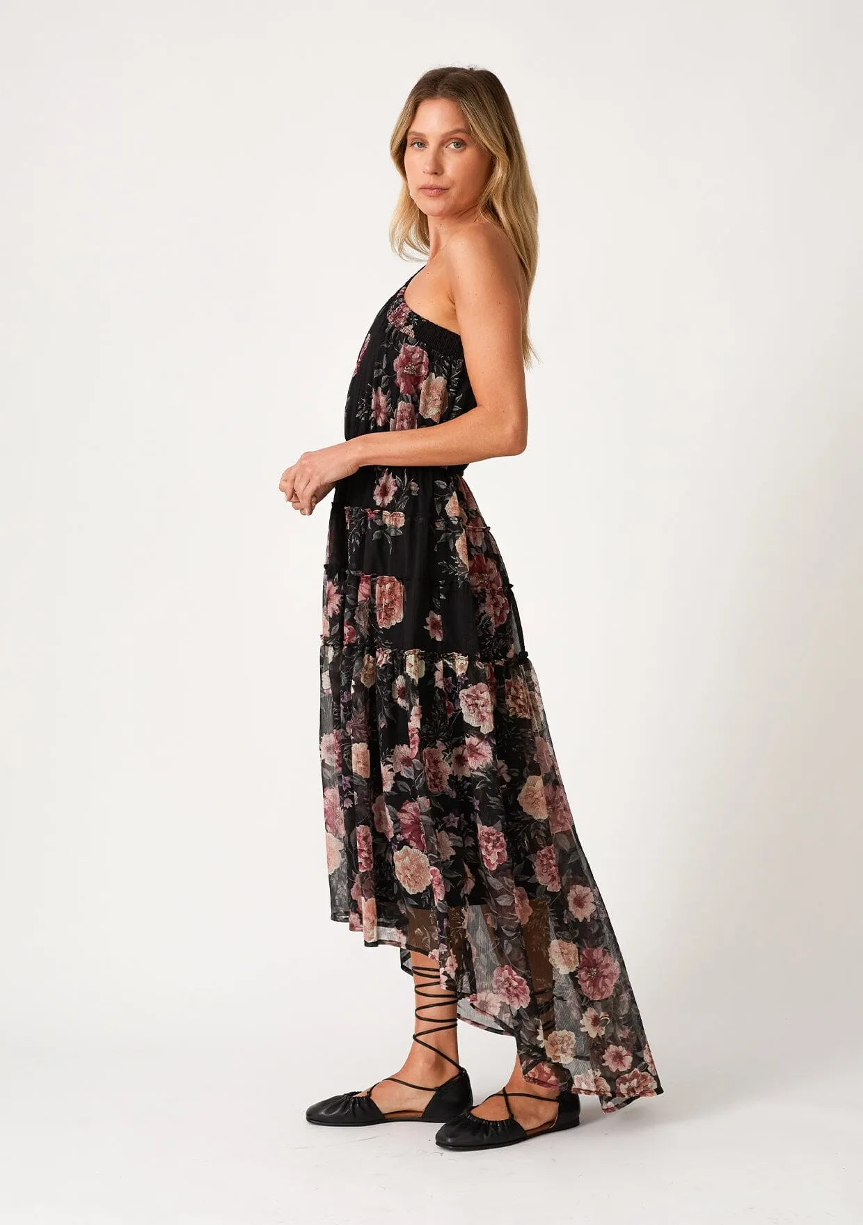Veda One Shoulder Maxi Dress
