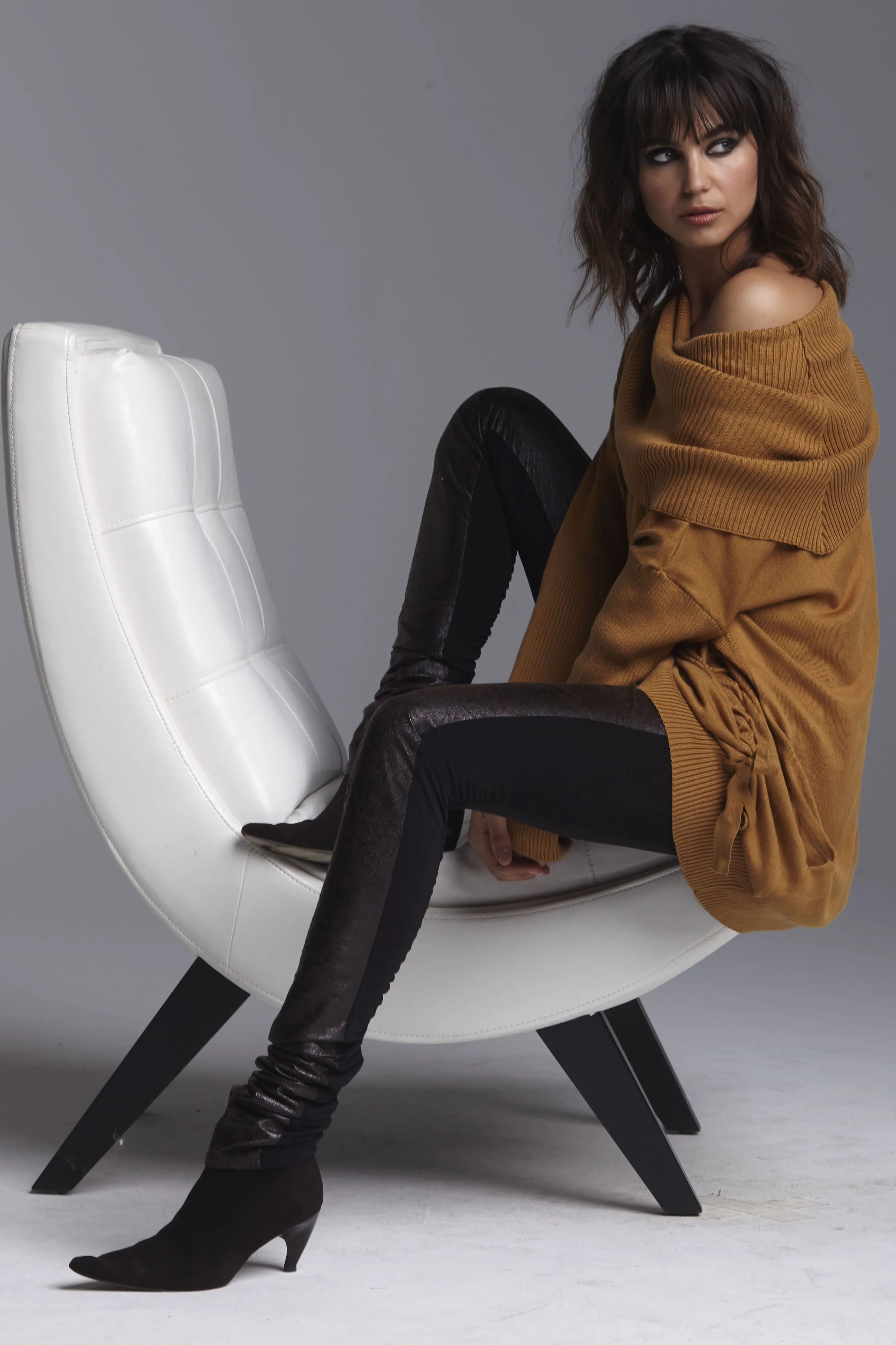 Vegan Leather Distressed Sexy Leggings