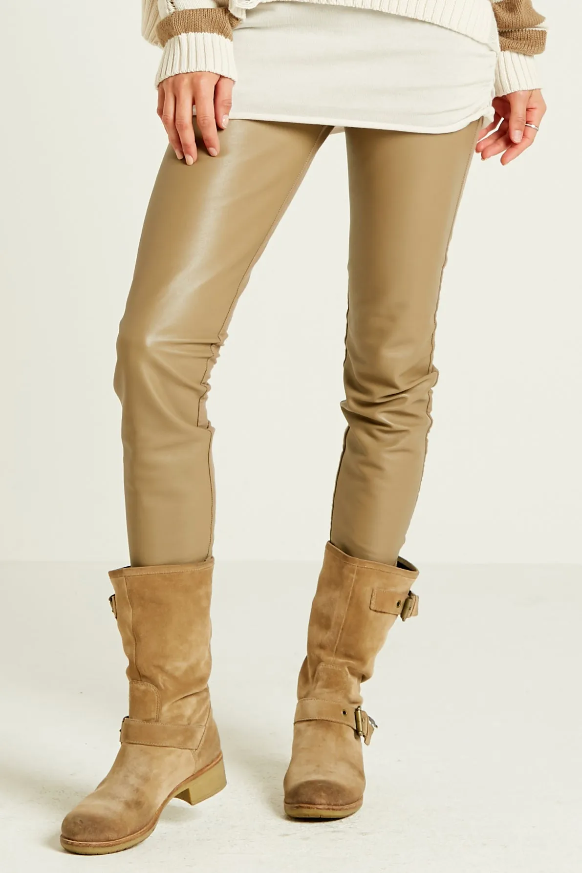 Vegan Leather Sexy Leggings