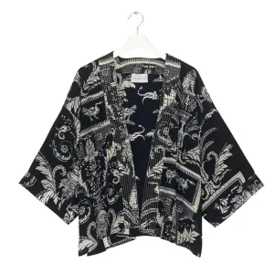 Vintage Damask Short Kimono