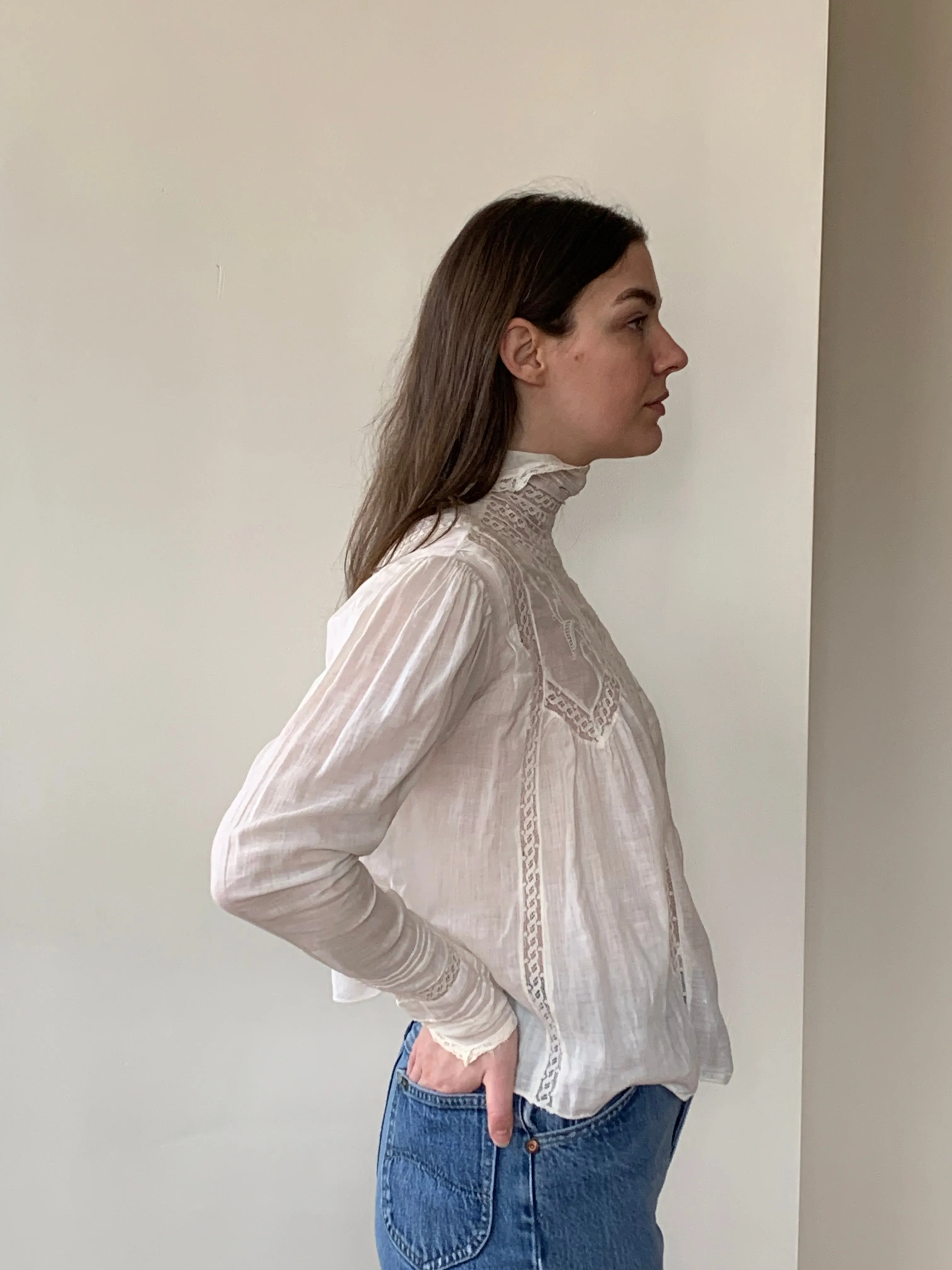 Vintage embroidered blouse