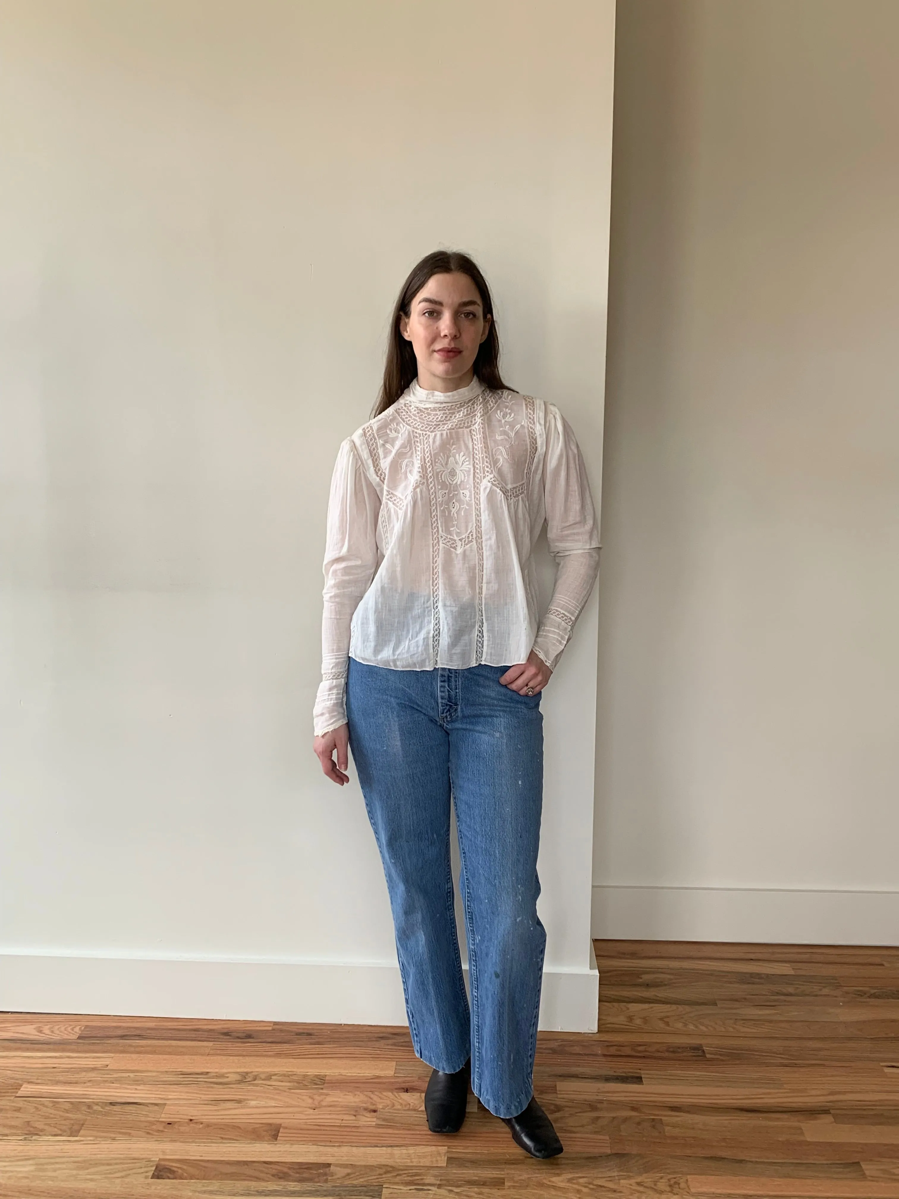 Vintage embroidered blouse