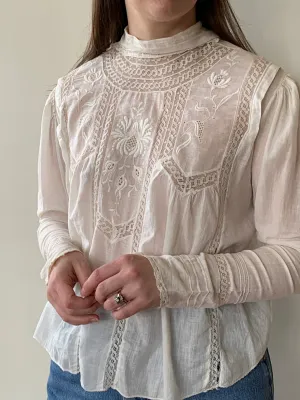 Vintage embroidered blouse