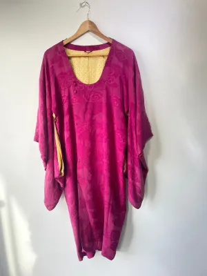 Vintage Magenta Kimono