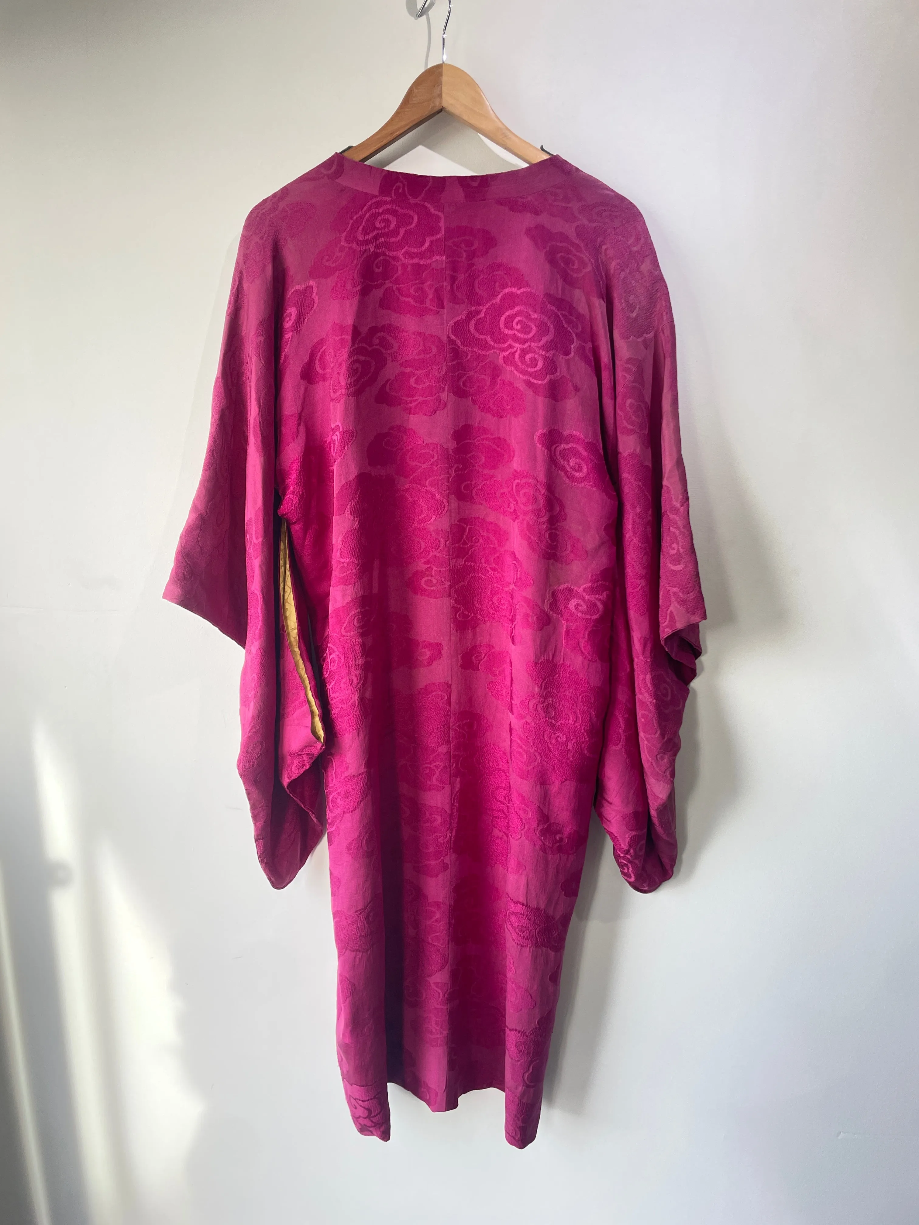 Vintage Magenta Kimono