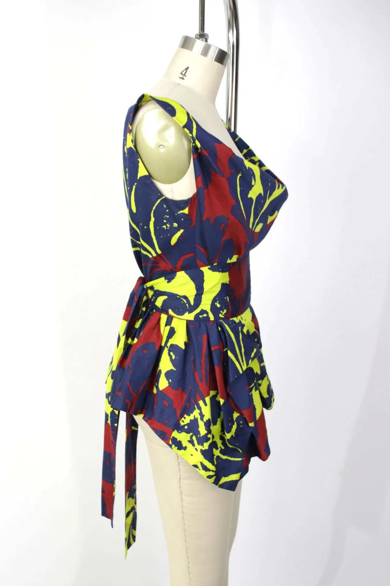Vivienne Westwood Anglomania Art Print Peplum Top*