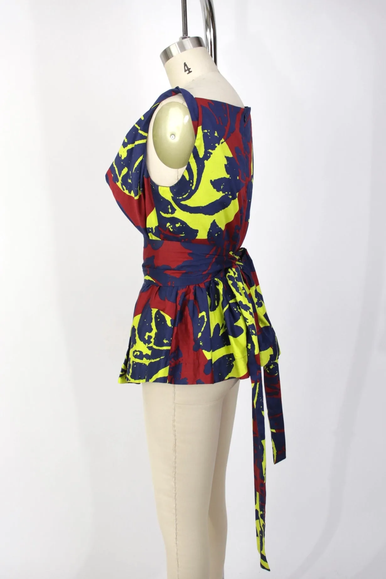 Vivienne Westwood Anglomania Art Print Peplum Top*