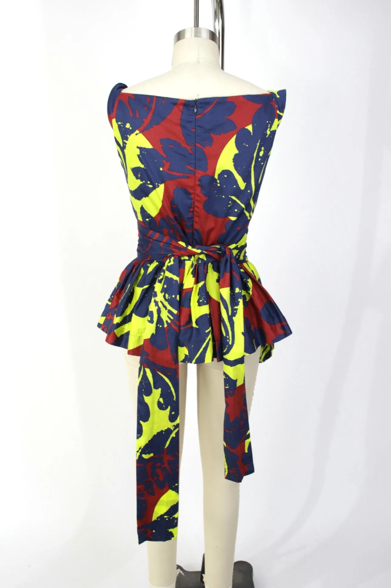Vivienne Westwood Anglomania Art Print Peplum Top*
