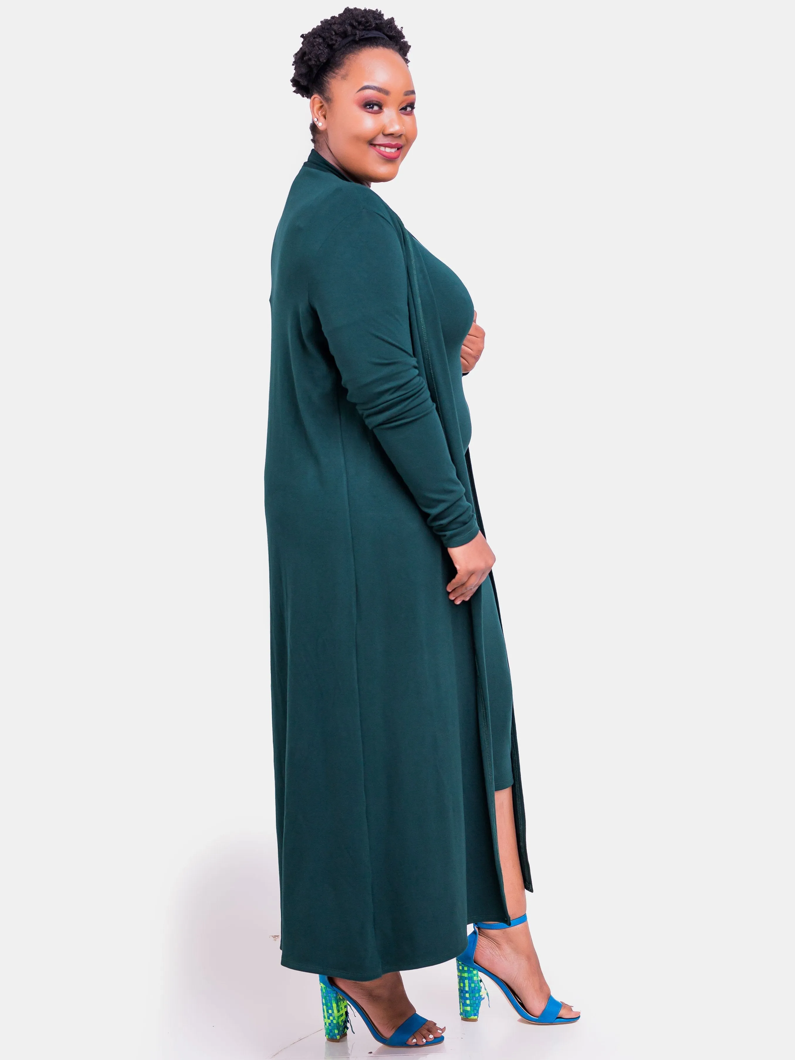 Vivo Basic Leila Maxi Waterfall - Dark Green