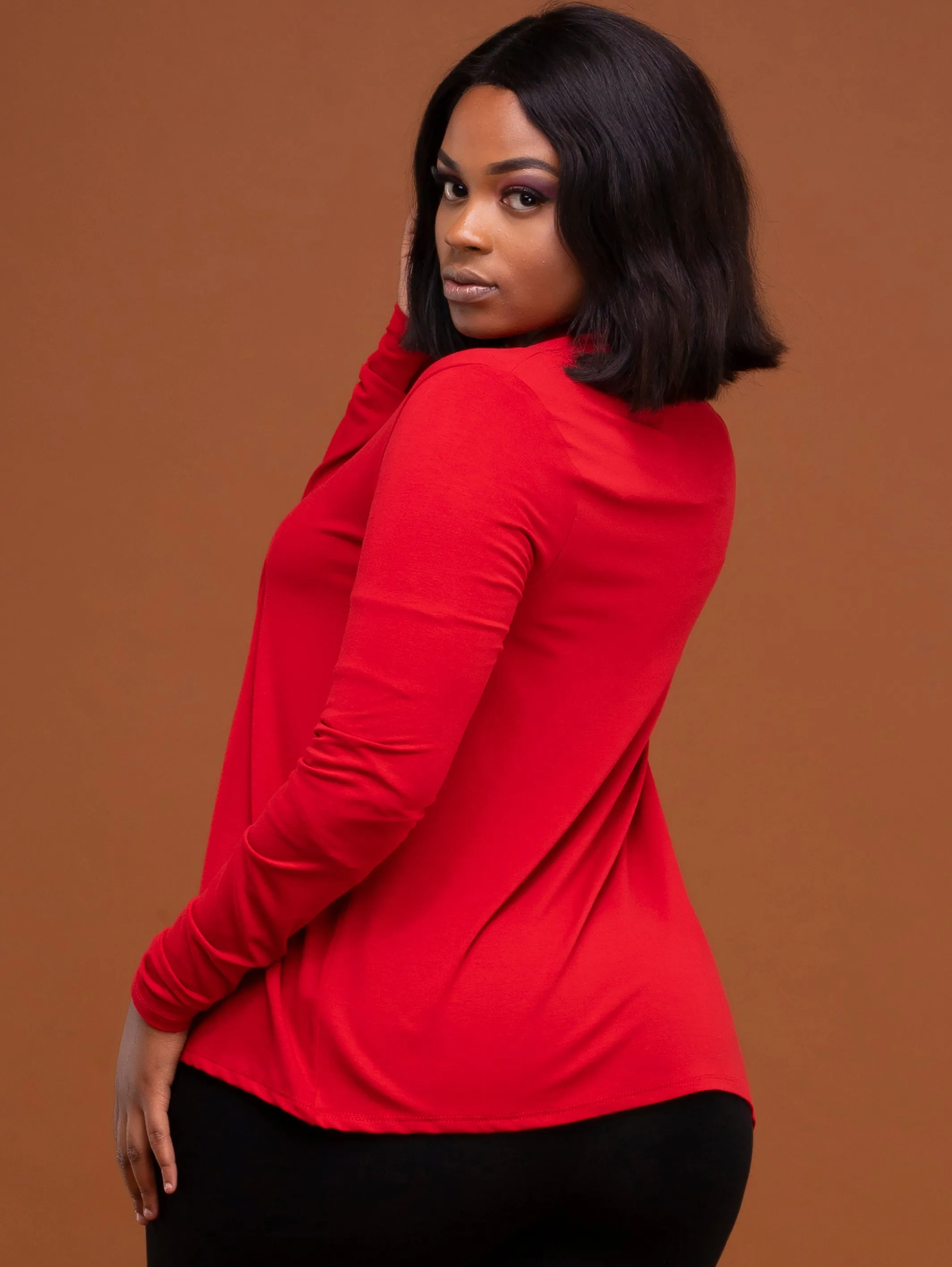 Vivo Basic Short Waterfall - Rust Red