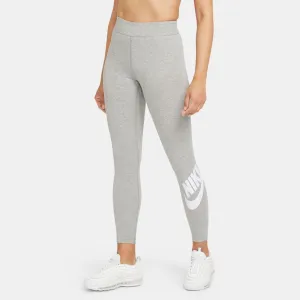W HIGH WAISTED LOGO LEGGINGS "GREY HEATHER"